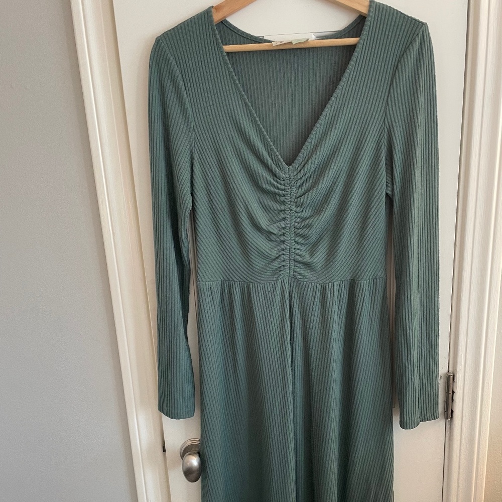 Anthropologie Saturday Sunday Ribbed Midi Dress